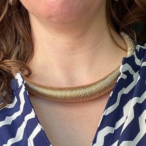 Betsy Pittard Designs gold collar necklace